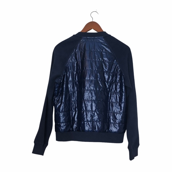 TOMMY BAHAMA Knit Raglan Sleeve Puffer Jacket Navy Blue - Picture 3 of 14